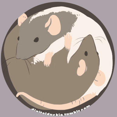 Wrestling Ratties Button