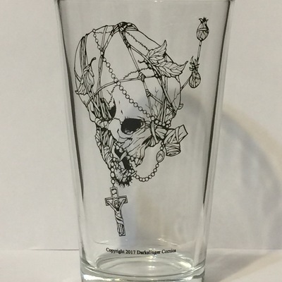 Chronicles of van helsing 15 ounce mixing glass