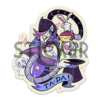 Magician Mettaton Sticker - Thumbnail 1