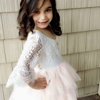 Lola Long Sleeve Tutu Dress - Thumbnail 1