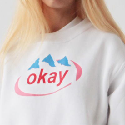 Evian spoof okay sweater ( white ) - Thumbnail 5