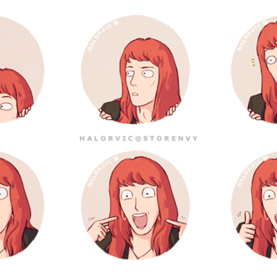 Partners in crime sticker set - Thumbnail 2