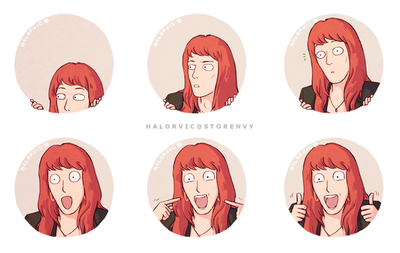 Partners in Crime sticker set