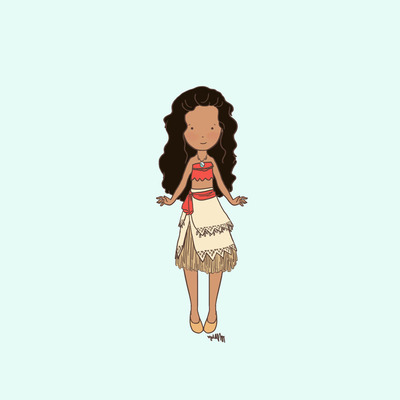 Kiddo classic moana print