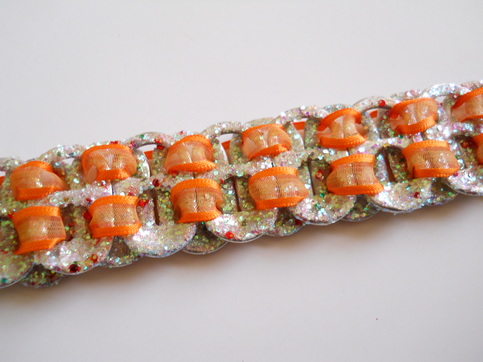 Tangerine Tab Bracelet