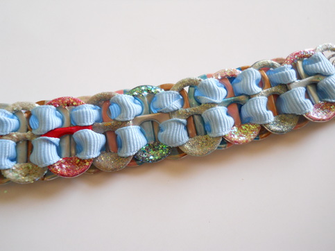 Rainbow Blue Tab Bracelet