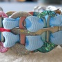 Rainbow Blue Tab Bracelet - Thumbnail 1