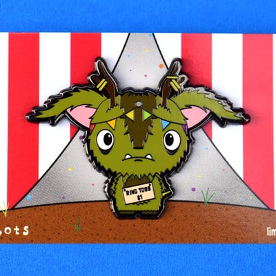 Ring toss monster pin