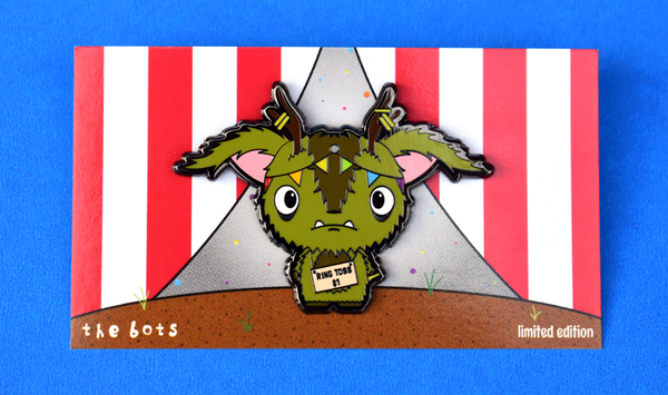 Ring Toss Monster Pin