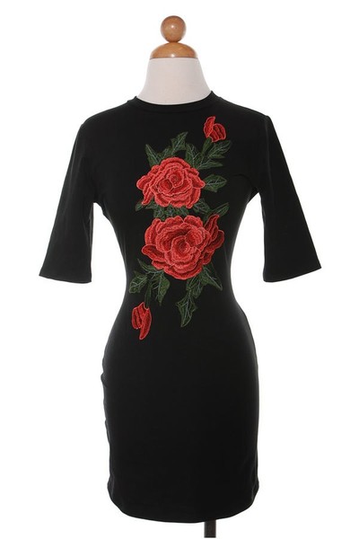 Black Rose Dress