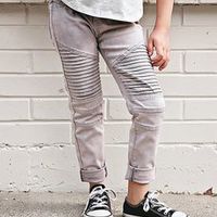 Girls Moto Jeggings- Mint   - Thumbnail 3