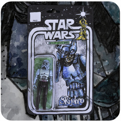 Star warz man (wolf chase)