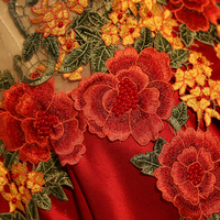 Amazing handmade embroidery long prom dress,homecoming dresses - Thumbnail 4