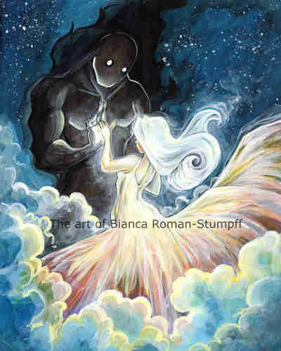 Light and Dark: The Dance print