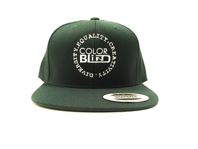 Forest green SnapBack-Classic logo with vision statement