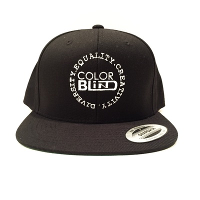 Black snapback-classic logo w/vision statement 