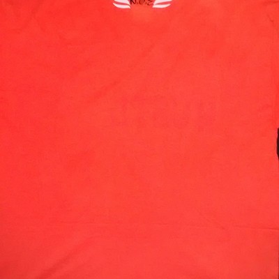 100% hustler (orange,black&white) t-shirt.