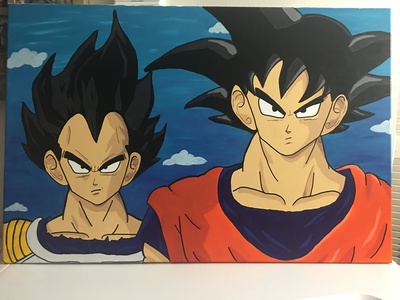 Vegeta and Goku