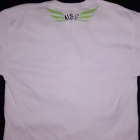 N$E No$lacknEnt. (White,Lime green&Black) Business Shirt. - Thumbnail 1