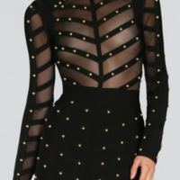 LEXI - BLACK BANDAGE - Thumbnail 1