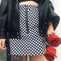 90'S CHECKER SKIRT - Thumbnail 2