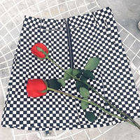90'S CHECKER SKIRT - Thumbnail 4