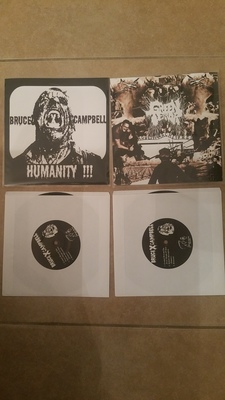 Bruce campbell / green terror split 7inch