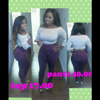 High waist skinny pants