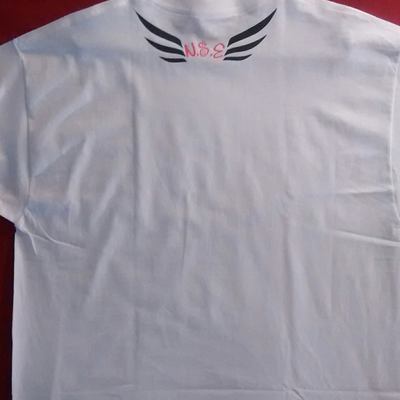 No time 2 waste! (white,black&flamered) t-shirt.