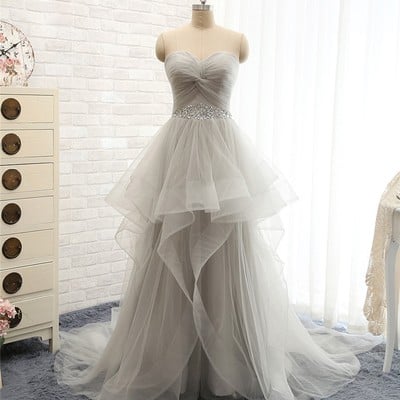 A-line sweetheart charming sexy tulle long prom/evening dress