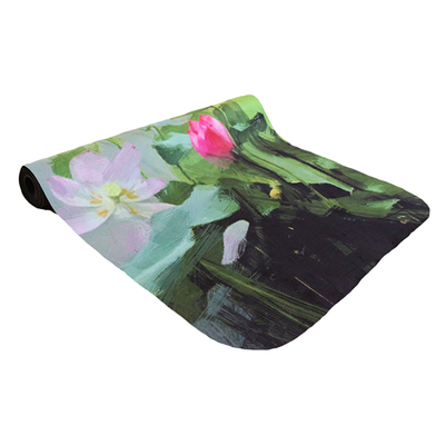 Protector lotus – the premium designer eco mat/towel combination yoga mat with raw hemp yoga strap
