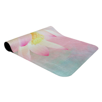 Supreme lotus – the premium designer eco mat/towel combination yoga mat with raw hemp yoga strap - Thumbnail 3