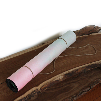 Supreme lotus – the premium designer eco mat/towel combination yoga mat with raw hemp yoga strap