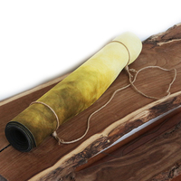 Warrior lotus – the premium designer eco mat/towel combination yoga mat with raw hemp yoga strap - Thumbnail 4