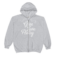 LBW Give Love Away Unisex  Zip Hoodie - Thumbnail 2