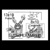 Shi Coloring Poster - Thumbnail 1