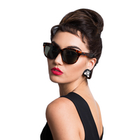 Audrey Hepburn-the Breakfast at Tiffany's Holly Golightly Cat Eyed Sunglasses - Thumbnail 1