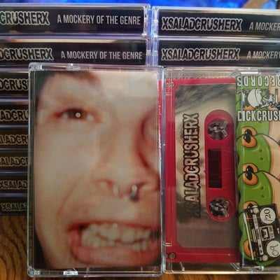 Xsaladcrusherx - "a mockery of the genre" cassette - Thumbnail 3