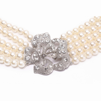 Audrey Hepburn-the Breakfast at Tiffany's Holly Golightly Multi Strand Pearl Necklace - Thumbnail 2