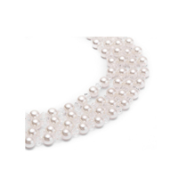 Mini Audrey Hepburn-the Girl Size Breakfast at Tiffany's Multi Strand Pearl Necklace - Thumbnail 2