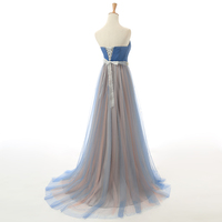 Charming A-line sweetheart tulle long prom dress,formal dresses - Thumbnail 2