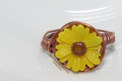 Yellow Daisy Ring