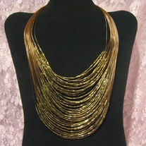 Multi-Strand Seed Bead Necklace