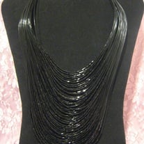 Multi-Strand Seed Bead Necklace