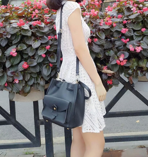 White Lace Stitching Bodycon Dress