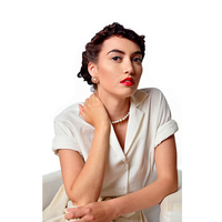 Audrey Hepburn-the Vintage Inspired Roman Holiday White Blouse - Thumbnail 1