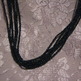 Black Sweater Necklace Set - Thumbnail 2