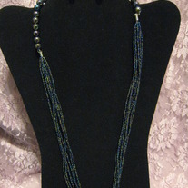 Aura Borealis Sweater Necklace Set