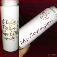 Custom  Sports Bottle *Name/Phrase - Thumbnail 2