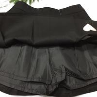 Heart embroidery High Waist A-line Skirt - Thumbnail 2